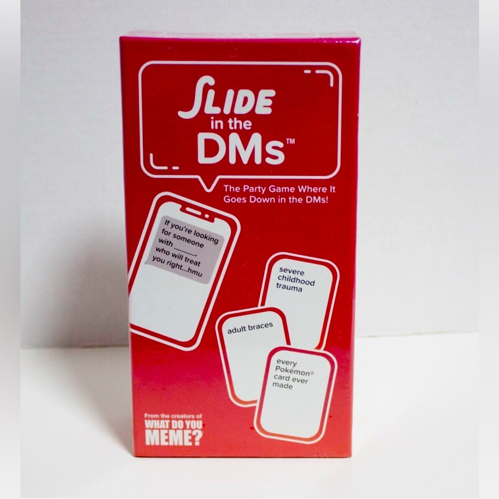 Slide in The DMs Adult Party Game What Do You Meme